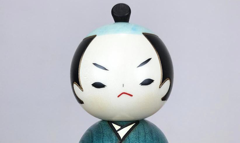 bambolina kokeshi samurai
